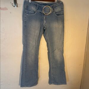 Y2K vintage low waisted light wash jeans